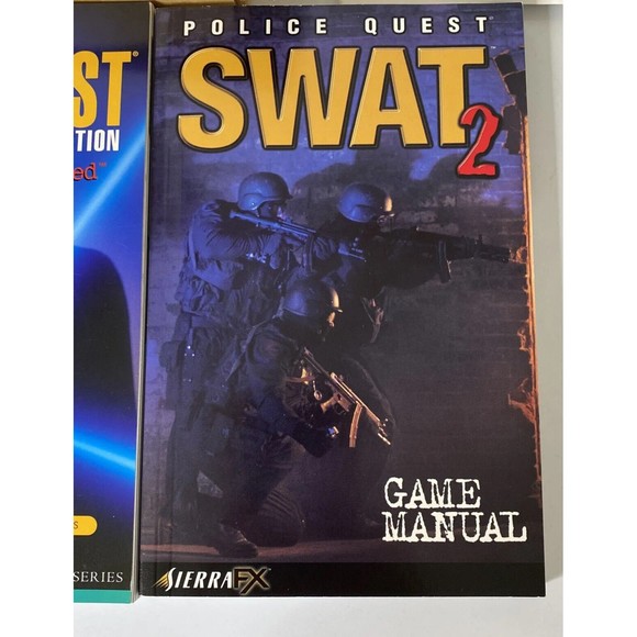 Sierra Collectors Series Police Quest and SWAT2 Computer Game Set Manuals 6 Disc - Picture 3 of 12